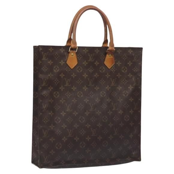 LOUIS VUITTON Monogram Sac Plat Hand Bag M51140 - Picture 1 of 16